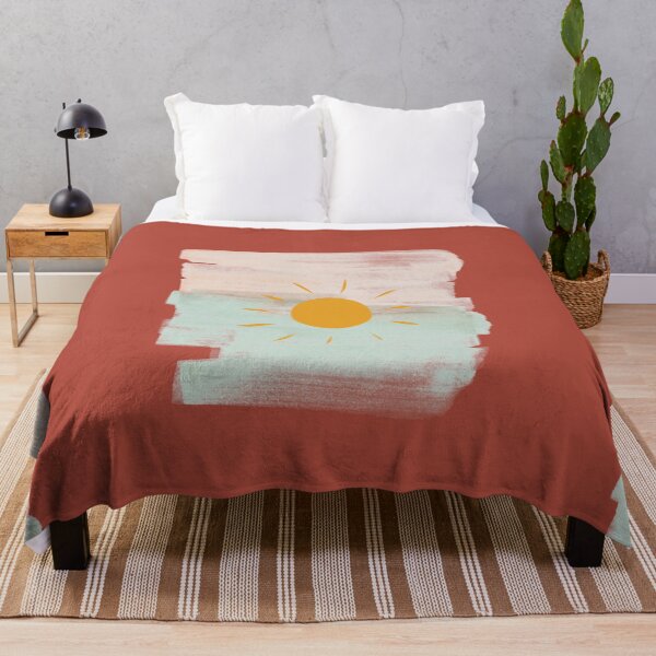 Item preview, Fall Boho Watercolor Sun and Beach Abstract Art designed and sold by mainsqueezemar.