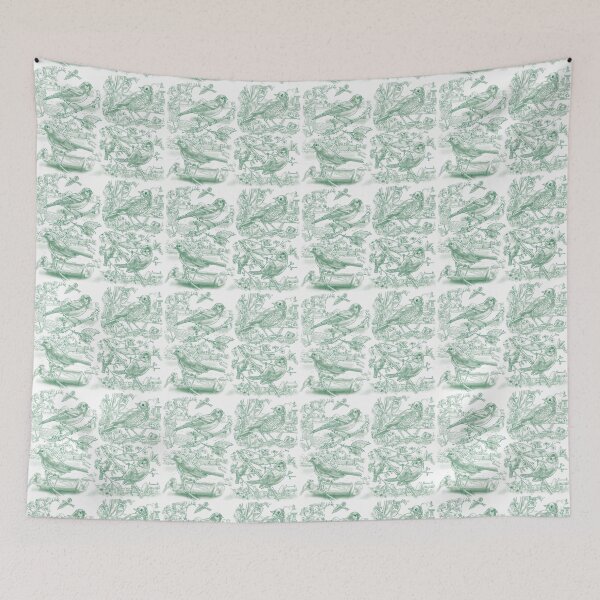 Item preview, Garden Birds - Pale Green designed and sold by David Roland.