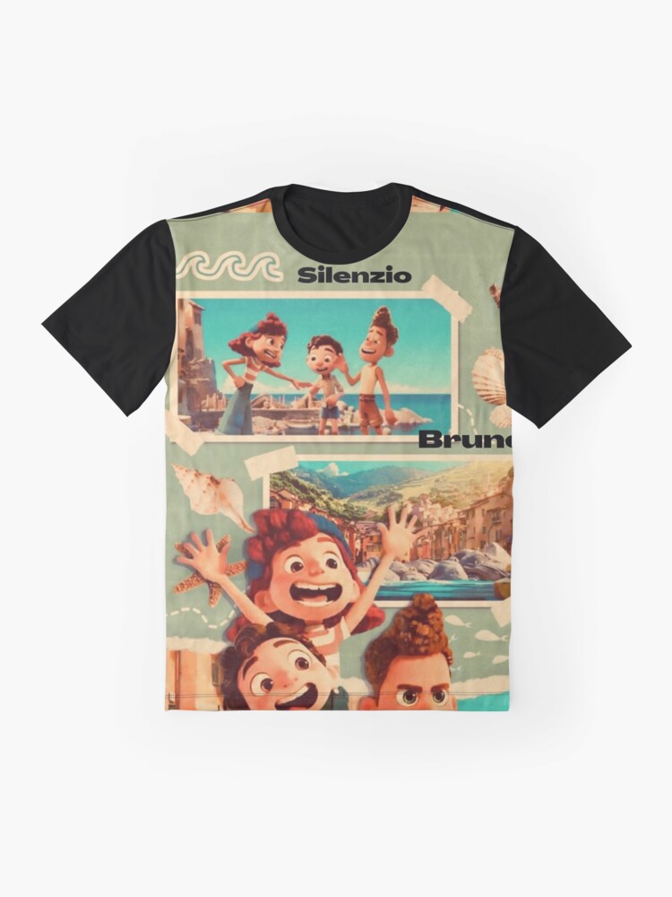 Alternate view of Luca Paguro Silenzio Bruno Classic Graphic T-Shirt