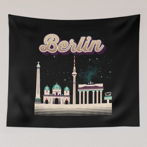 Item preview, Berlin Gift Capital Kreuzberg DDR Brd City designed and sold by CustomShirts Online.