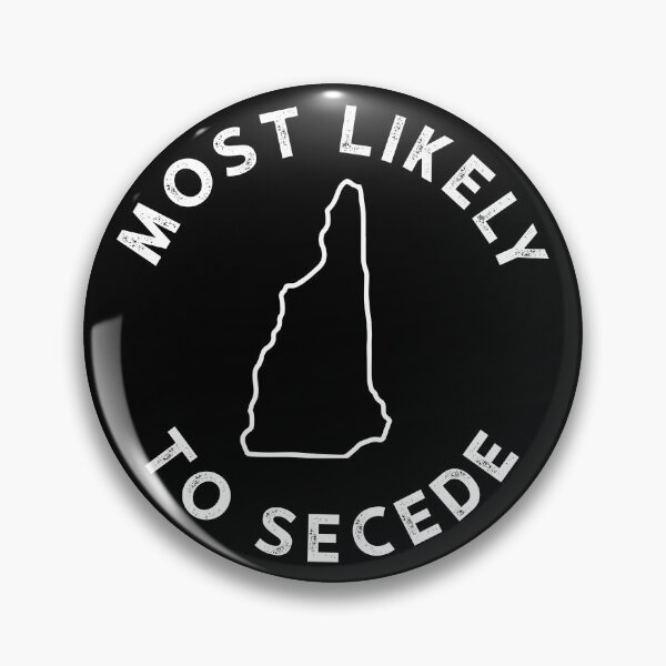 Item preview, NH Most Likely to Secede Tshirt - New Hampshire State Outline - Secession T shirt designed and sold by Tfboyle.