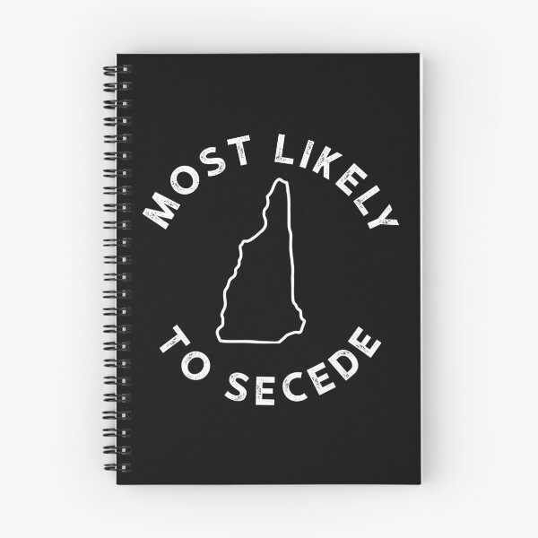 Item preview, NH Most Likely to Secede Tshirt - New Hampshire State Outline - Secession T shirt designed and sold by Tfboyle.