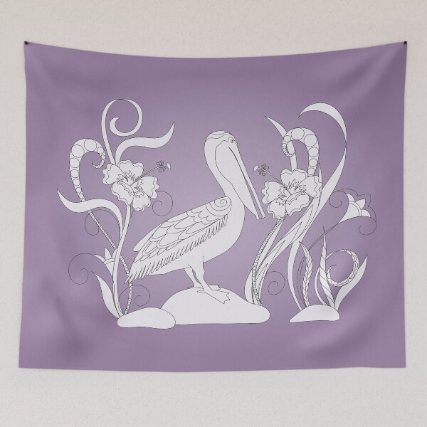Item preview, pelican on the stone designed and sold by AlinNova.