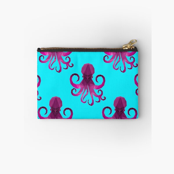 Item preview, Pink Octopus Pattern in teal designed and sold by JAWSCreatives.