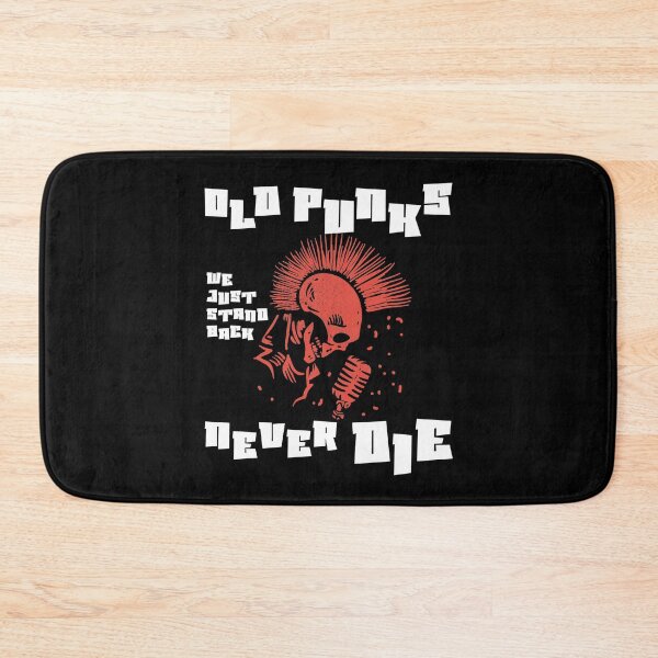 Item preview, Retro Old Punks Never Die Stand Back Skull designed and sold by wdyoungblood.
