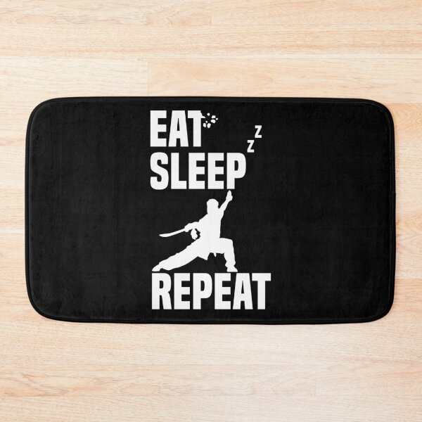Item preview, Eat Sleep Repeat Wushu Lover Sanda Wushu Staff designed and sold by Nessshirts.