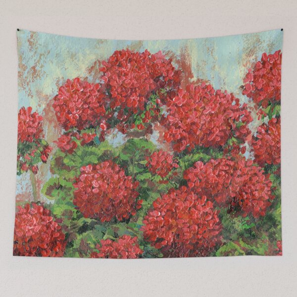 Item preview, Red Geranium designed and sold by Roy & Tiffany.