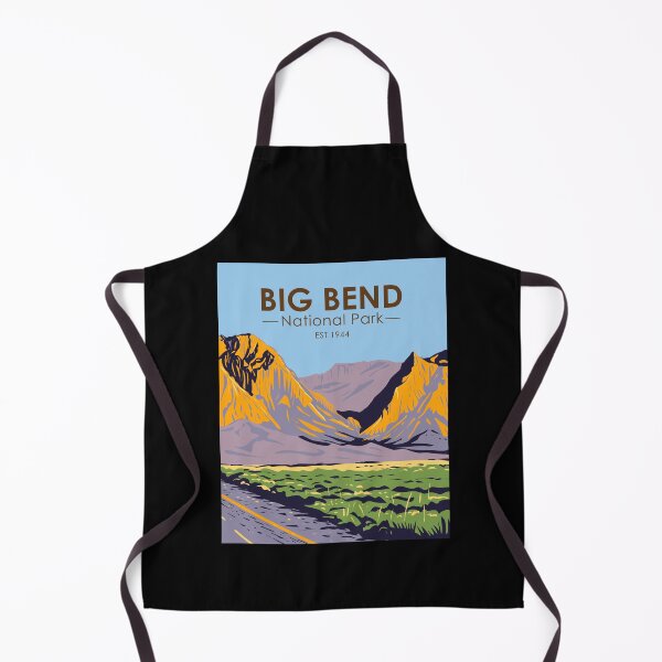 Item preview, Big Bend National Park Chisos Mountain Vintage designed and sold by KrisSidDesigns.