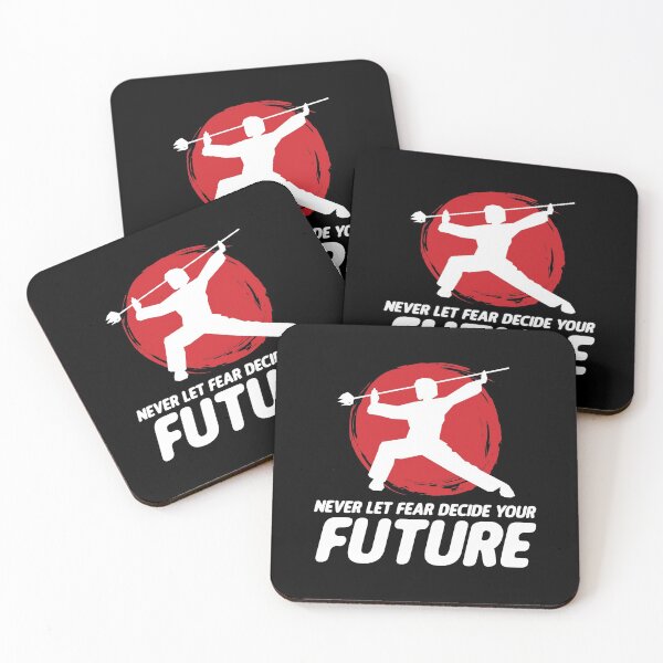 Item preview, Never Let Fear Decide Your Future Wushu Staff Sanda designed and sold by Nessshirts.