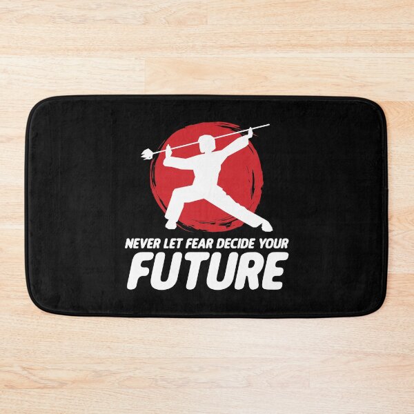 Item preview, Never Let Fear Decide Your Future Wushu Staff Sanda designed and sold by Nessshirts.