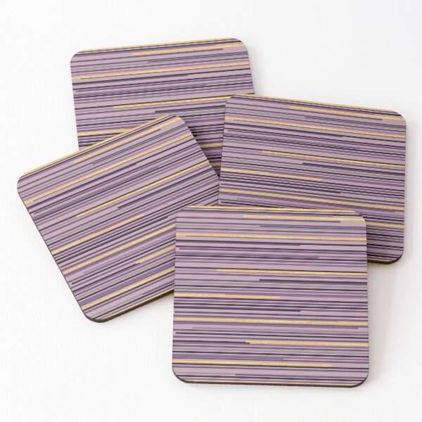 Item preview, Purple Thin lines with gold design designed and sold by BLMcreations.