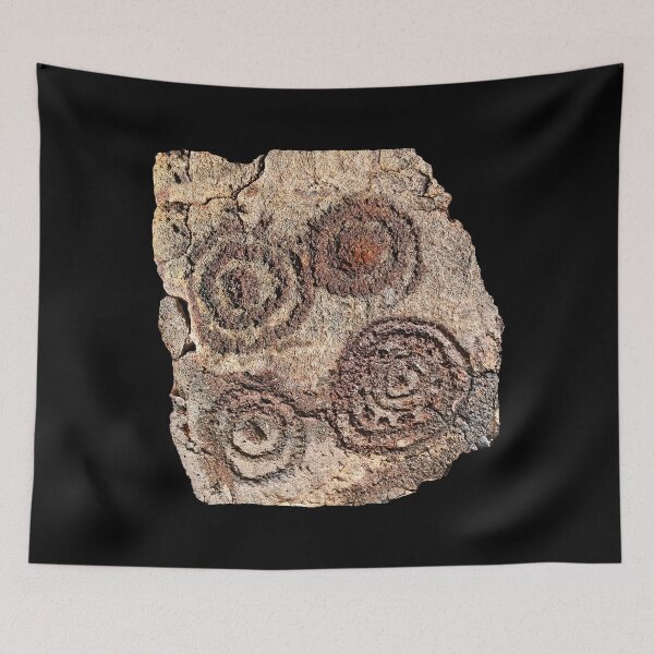 Item preview, Concentric circles sun symbols petroglyphs. designed and sold by Alex Preiss.