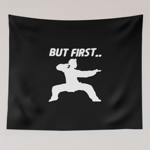 Item preview, But First Wushu Sanda Wushu Broadsword Wushu Staff designed and sold by Nessshirts.