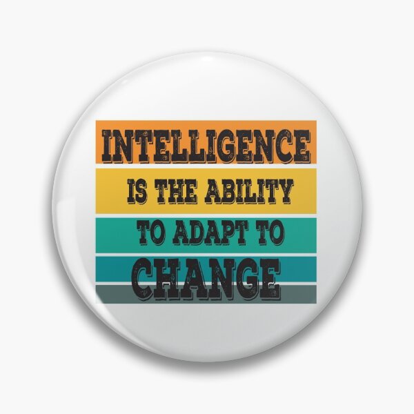 Item preview, Intelligence Is The Ability To Adapt To Change Vintage Sunset designed and sold by Norstyle.