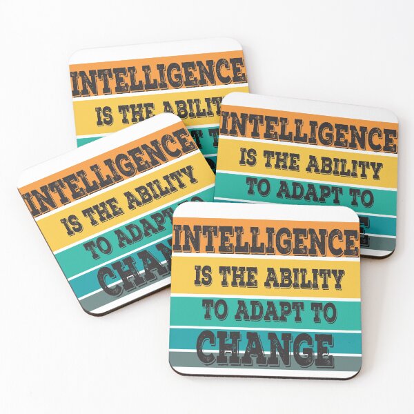 Item preview, Intelligence Is The Ability To Adapt To Change Vintage Sunset designed and sold by Norstyle.