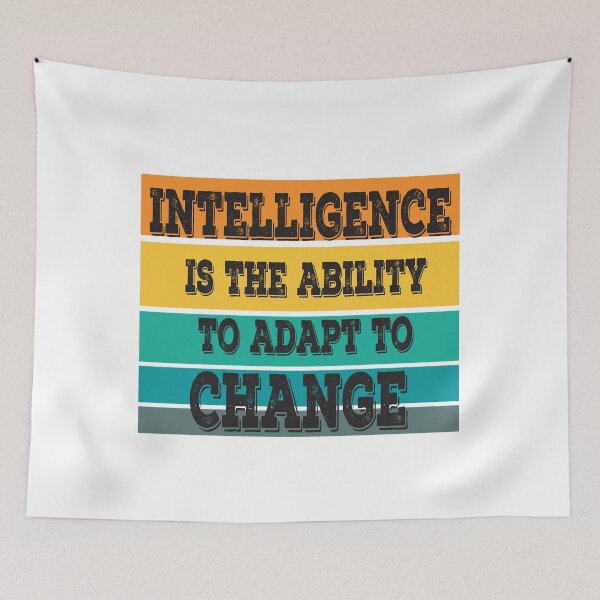 Item preview, Intelligence Is The Ability To Adapt To Change Vintage Sunset designed and sold by Norstyle.