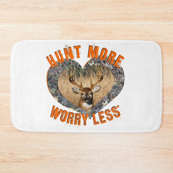 Item preview, Hunt More, Worry Less Whitetail Deer Hunting Design designed and sold by LifeCrush.