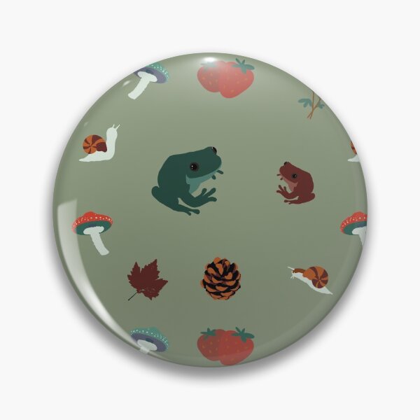 Item preview, Goblincore Green Mask | Mushroom, Frog and Snail designed and sold by symphonya.