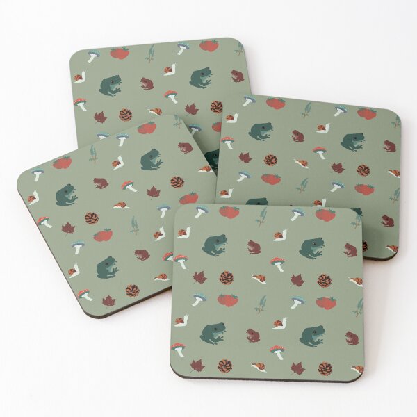Item preview, Goblincore Green Mask | Mushroom, Frog and Snail designed and sold by symphonya.