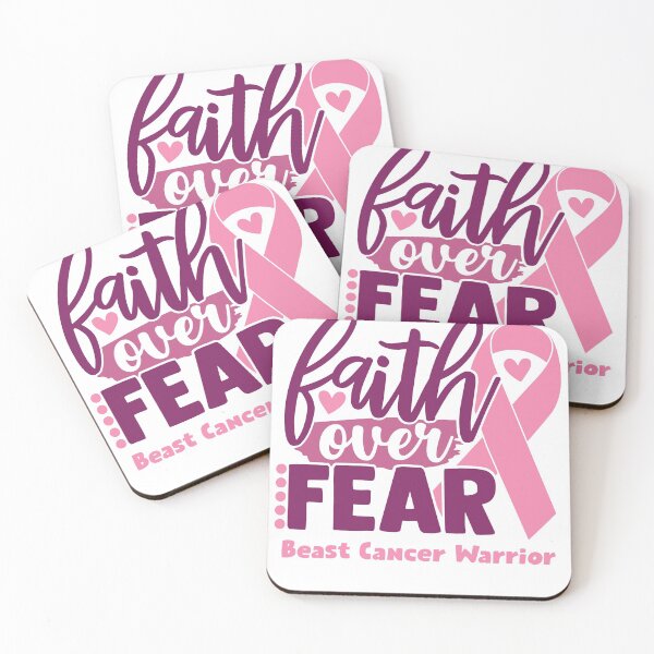 Item preview, Faith Over Fear Breast Cancer Warrior designed and sold by largellie.
