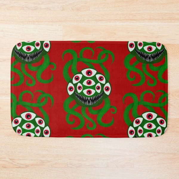 Item preview, Green Monster with Nine Eyes and Nine Tentacles designed and sold by GloomyHexe.