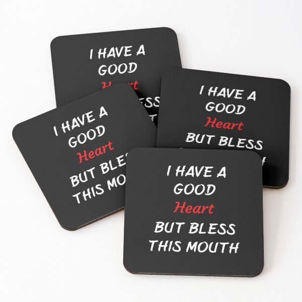 Item preview, I Have A Good Heart But Bless This Mouth designed and sold by jamal-alkhalf.