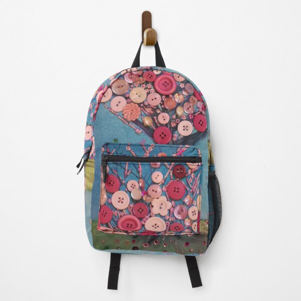 Item preview, Pink Cherry blossom watercolour embellished canvas designed and sold by esvb.
