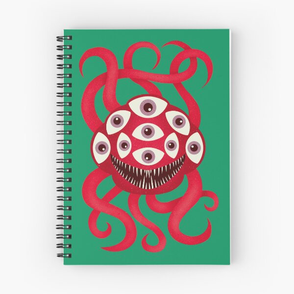 Item preview, Red Monster with Nine Eyes and Nine Tentacles designed and sold by GloomyHexe.