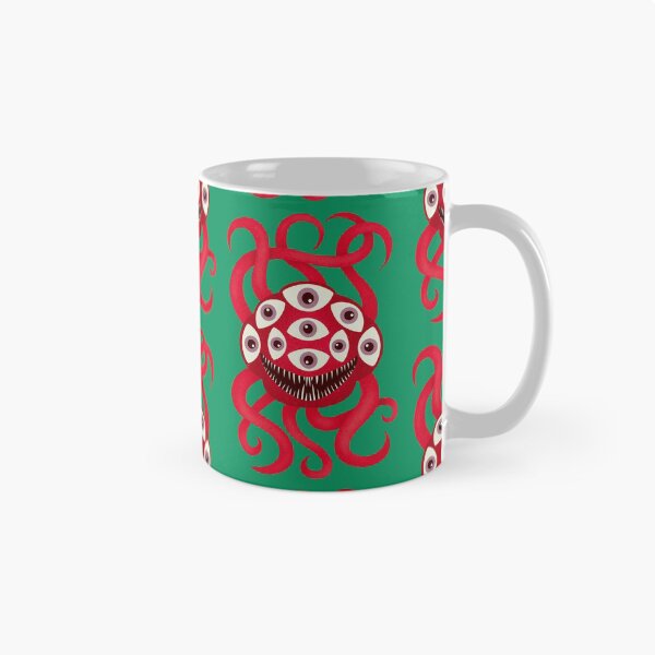 Item preview, Red Monster with Nine Eyes and Nine Tentacles designed and sold by GloomyHexe.