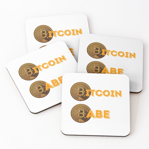 Item preview, Bitcoin Babe-White Background  designed and sold by Trendi61.