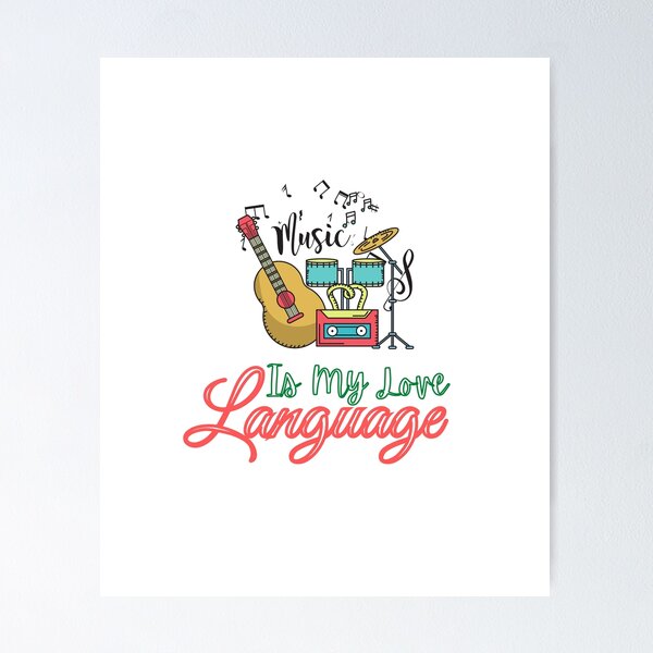 Item preview, Music Is My Love Language designed and sold by JoLiShop.
