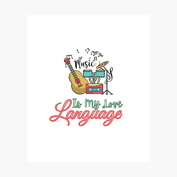 Item preview, Music Is My Love Language designed and sold by JoLiShop.