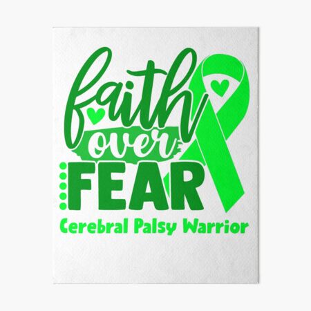 Item preview, Faith Over Fear Cerebral Palsy Warrior designed and sold by largellie.