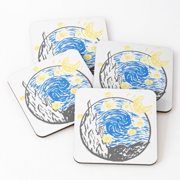 Item preview, Starry Night Minimal Graphic designed and sold by Zayter.