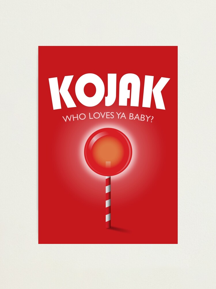 Alternate view of Kojak TV series poster Photographic Print