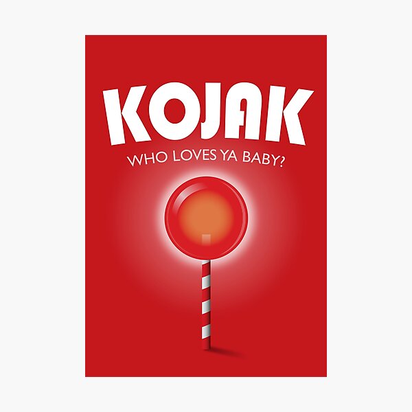 Kojak TV series poster Photographic Print