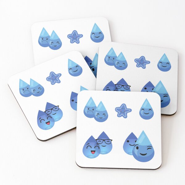 Item preview, Water Droplets Emoji designed and sold by StrawberryLaura.