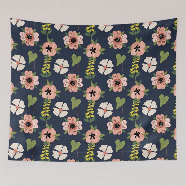 Item preview, Blue Flower Pattern designed and sold by jaekindacray.