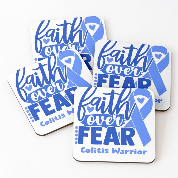 Item preview, Faith Over Fear Colitis Warrior designed and sold by largellie.