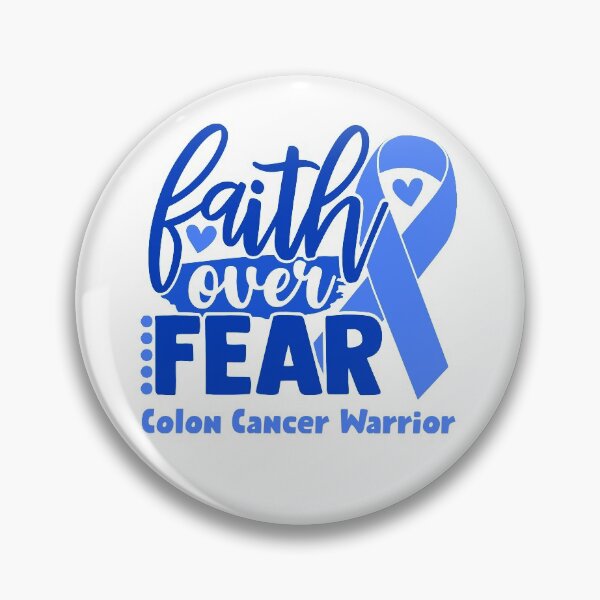 Item preview, Faith Over Fear Colon Cancer Warrior designed and sold by largellie.
