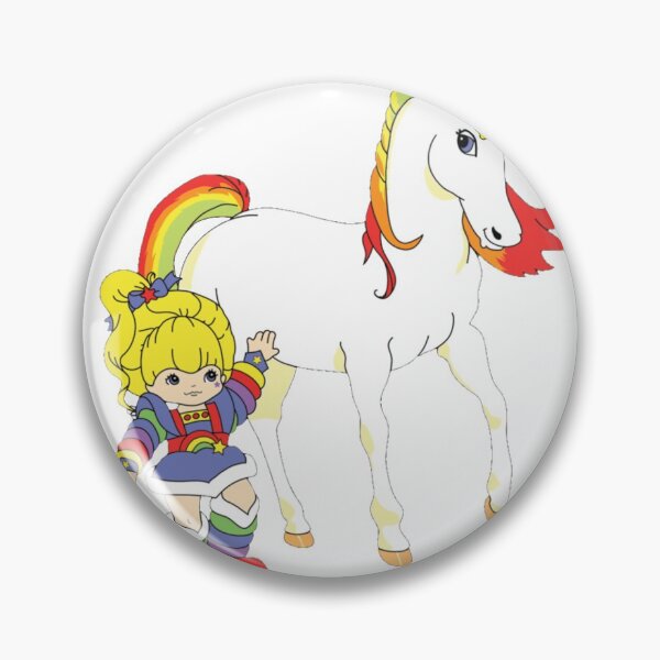 Artikelvorschau, Rainbow Brite und Einhorn entworfen und verkauft von RetroRoz.