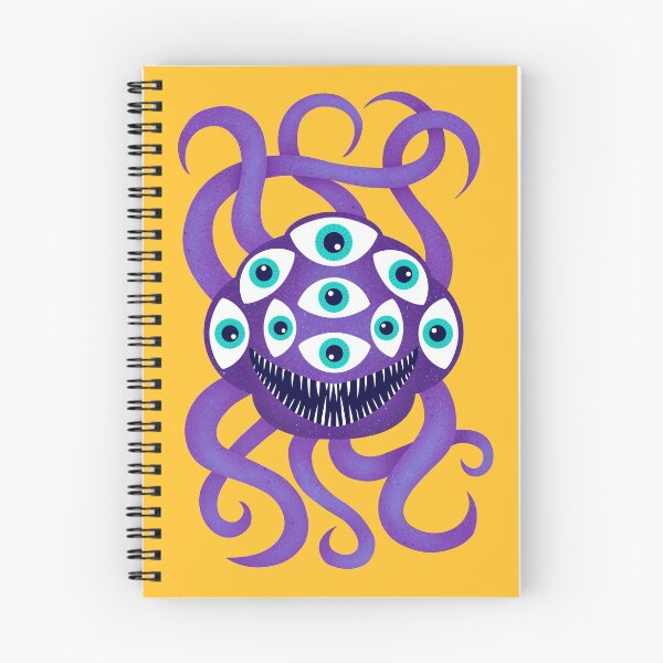 Item preview, Purple Monster with Nine Eyes and Nine Tentacles designed and sold by GloomyHexe.