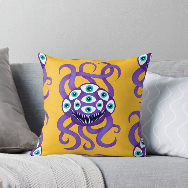Item preview, Purple Monster with Nine Eyes and Nine Tentacles designed and sold by GloomyHexe.