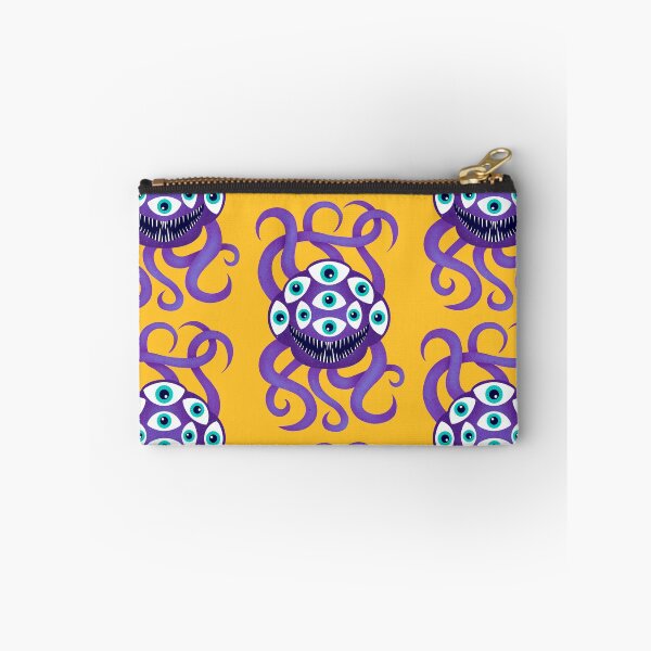 Item preview, Purple Monster with Nine Eyes and Nine Tentacles designed and sold by GloomyHexe.