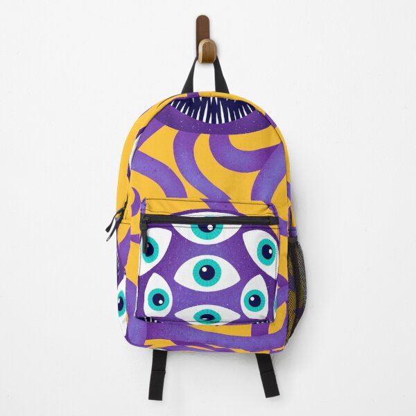 Item preview, Purple Monster with Nine Eyes and Nine Tentacles designed and sold by GloomyHexe.