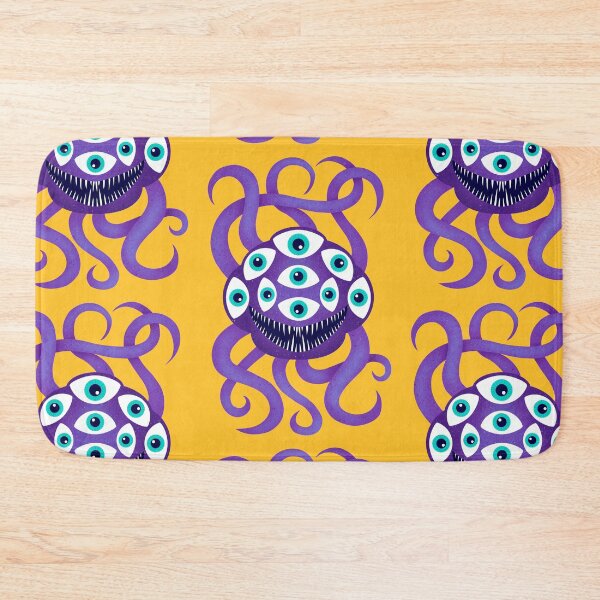 Item preview, Purple Monster with Nine Eyes and Nine Tentacles designed and sold by GloomyHexe.