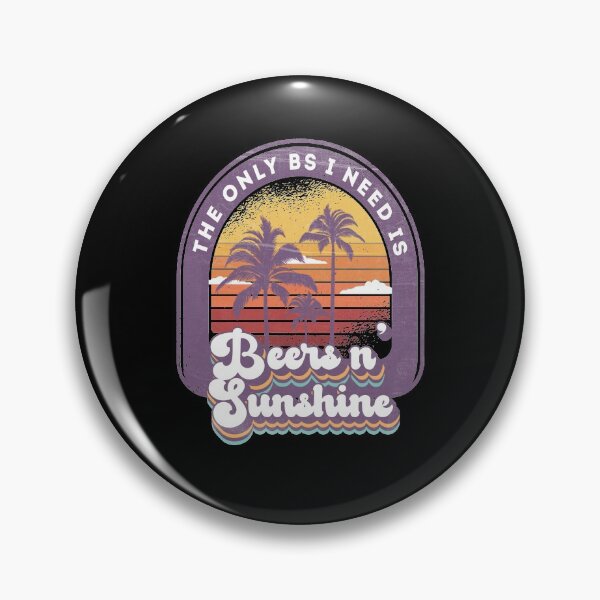 Artikelvorschau, Der einzige Schwachsinn, den ich brauche, sind Biere und Sonnenschein. Lustige Retro-Vintage-Sommerferien entworfen und verkauft von Zulfiqqar.