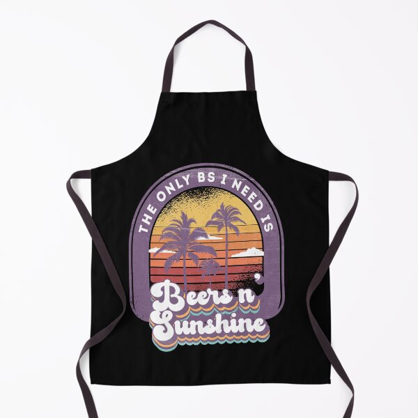 Item preview, The Only BS I Need Is Beers and Sunshine Funny Retro Vintage Summer Vacation designed and sold by Zulfiqqar.