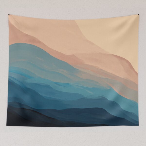 Item preview, Abstract Watercolor Art Blush and Blue by Morgan Harper Nichols designed and sold by morgansgoods.