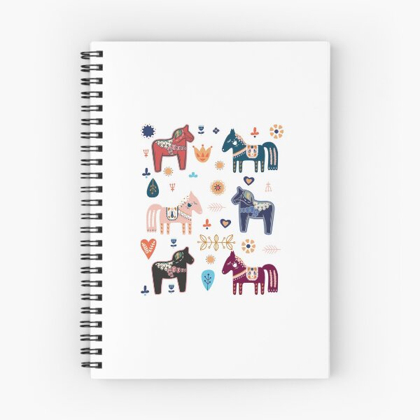 Item preview, Dala Horses Sweden Horse Swedish Colorful Dala designed and sold by ALYODESIGN.